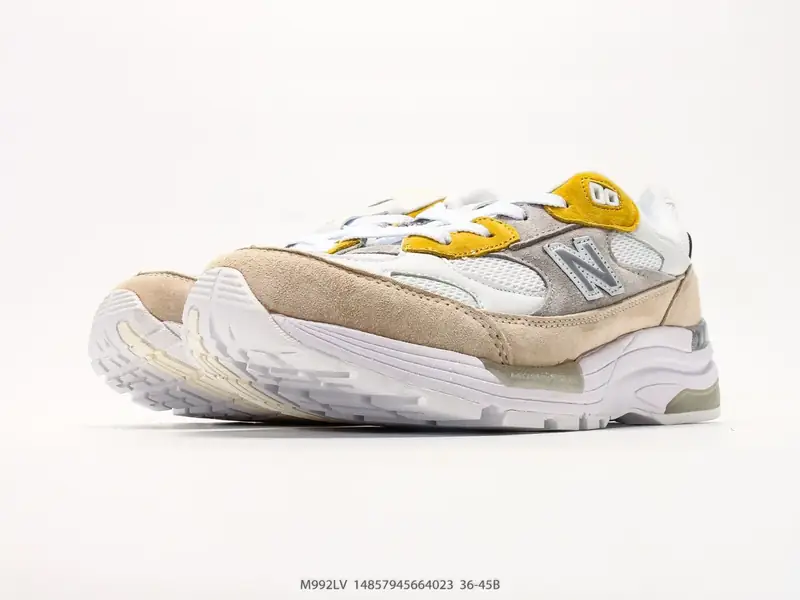 New Balance Sportschuhe Retro Atmungsaktiv Leder M992LV #14857945664023